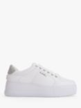 Carvela Jive Lace Up Platform Trainers, White White