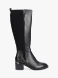 Carvela Liberty Leather Knee High Boots, Black