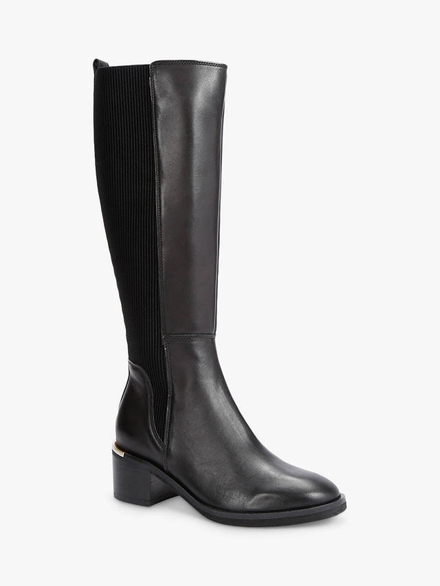 Carvela Liberty Leather Knee High Boots, Black