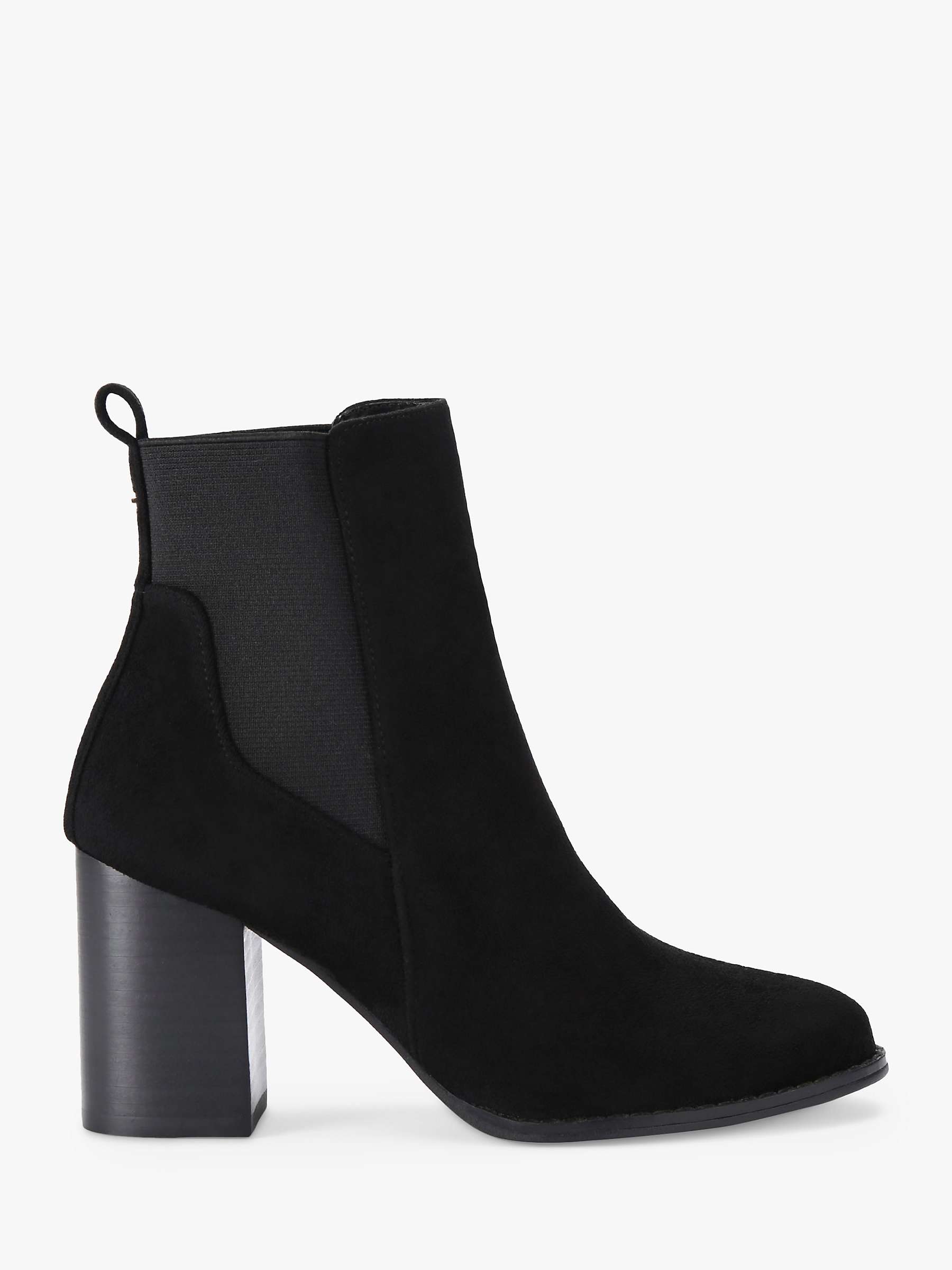 Buy Carvela Toodle Block Heel Chelsea Boots, Black Online at johnlewis.com