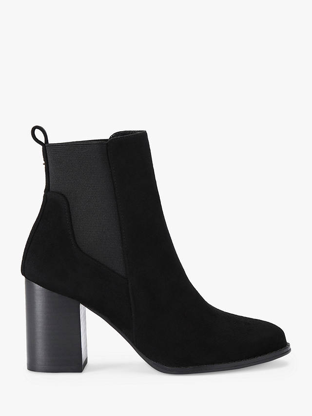 Carvela Toodle Block Heel Chelsea Boots, Black at John Lewis & Partners