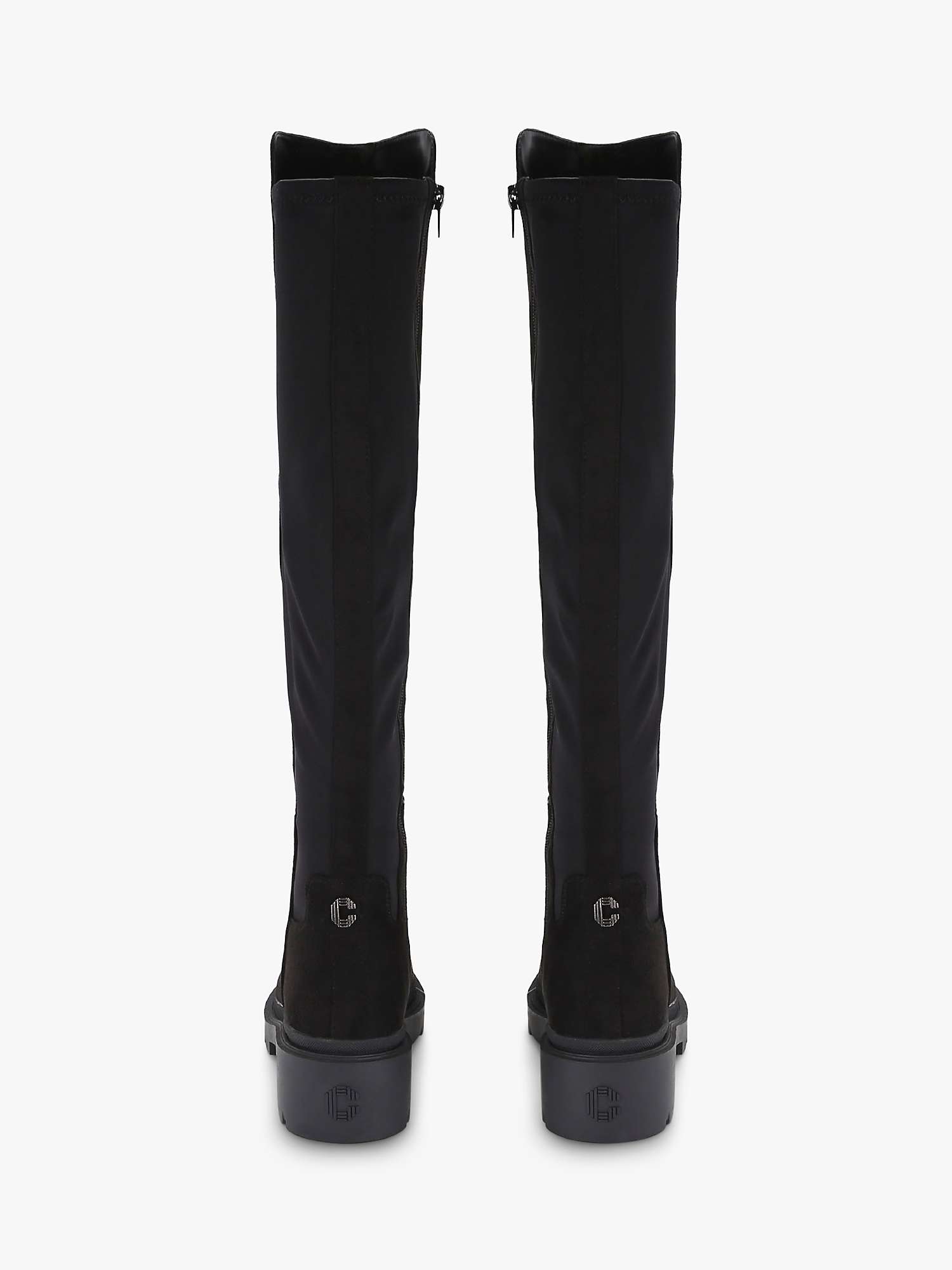 Buy Carvela Dash Knee High Boots, Black Online at johnlewis.com