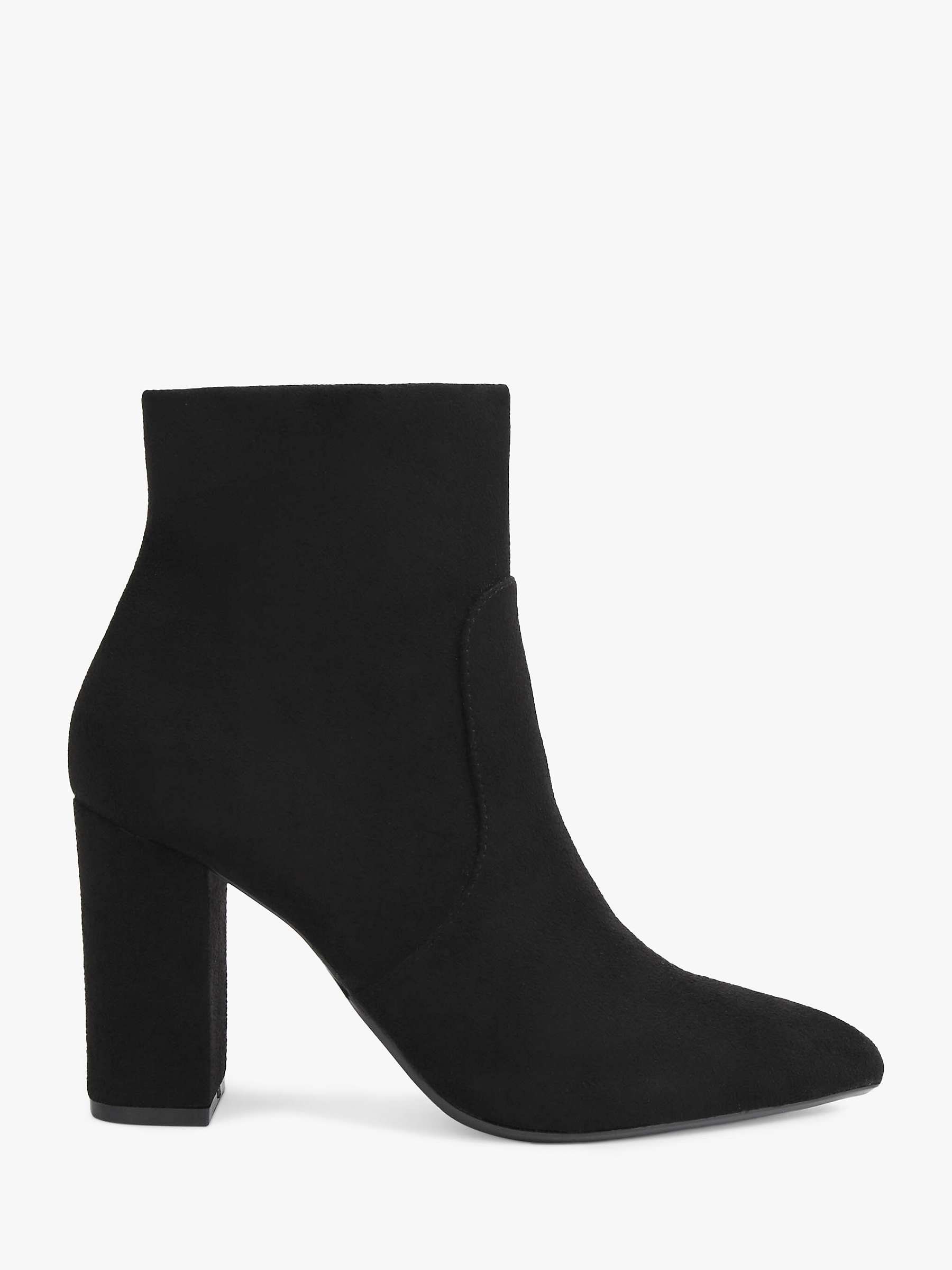Buy Carvela Shone High Block Heel Ankle Boots, Black Online at johnlewis.com