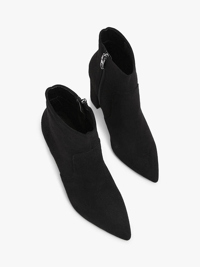 Carvela Shone High Block Heel Ankle Boots, Black