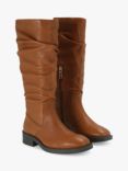 Carvela Parlour Leather Calf Boots, Brown Tan