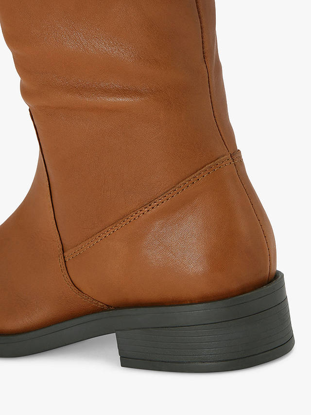 Carvela Parlour Leather Calf Boots, Brown Tan