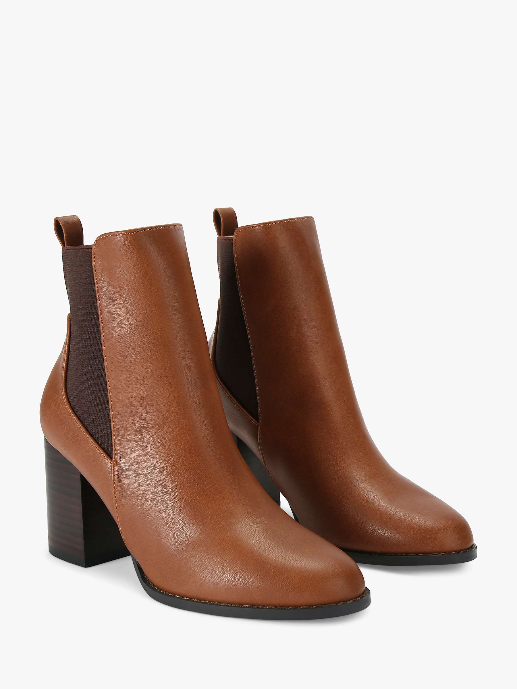 Buy Carvela Toodle Heeled Chelsea Boots, Brown Tan Online at johnlewis.com