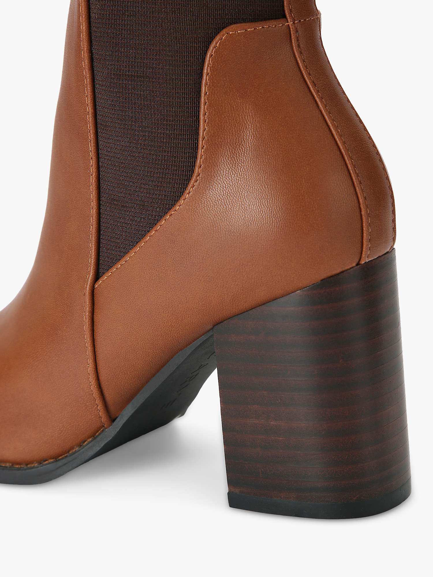 Buy Carvela Toodle Heeled Chelsea Boots, Brown Tan Online at johnlewis.com