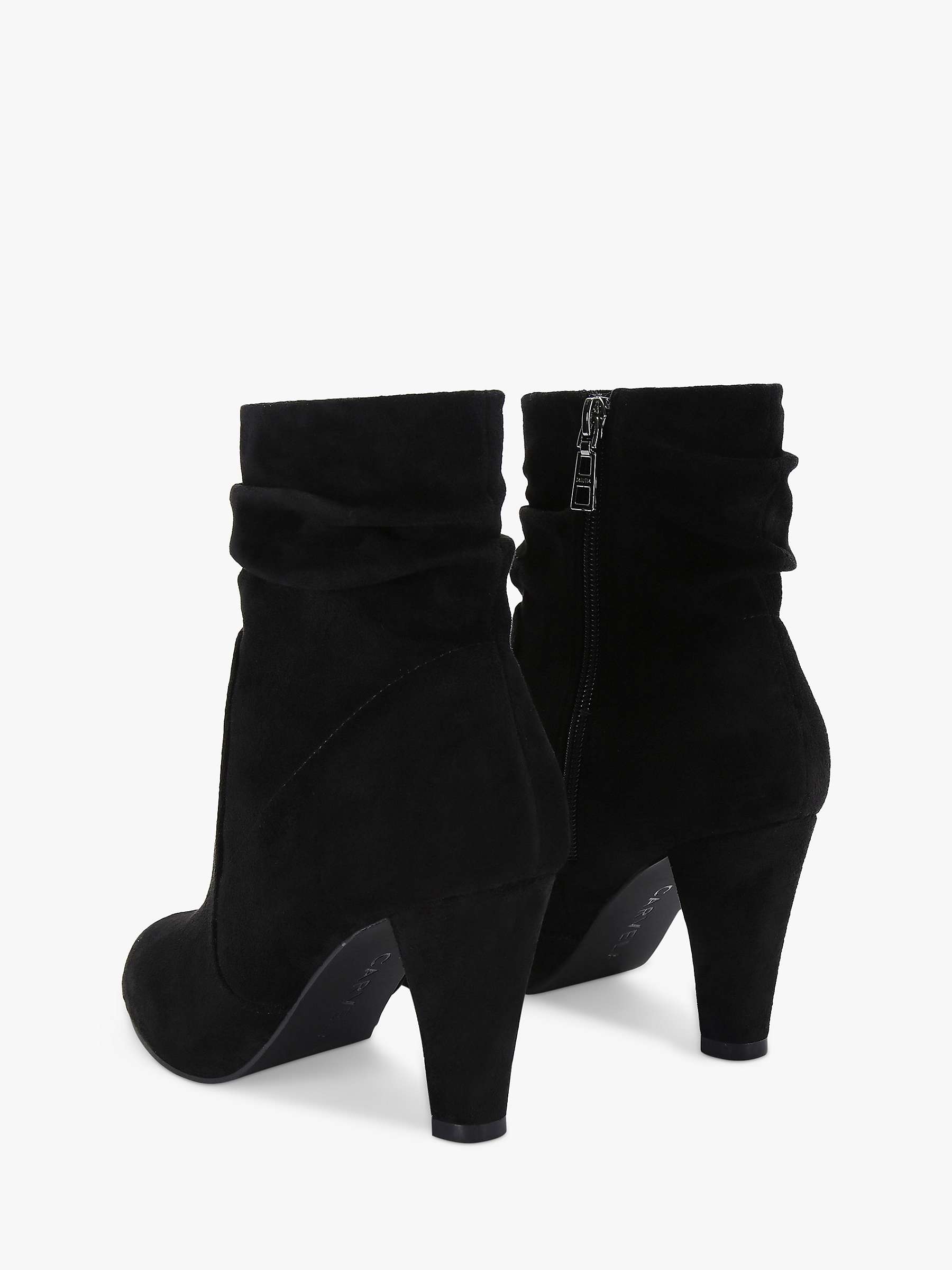 Buy Carvela Tampa Slouch Ankle Boots, Black Online at johnlewis.com