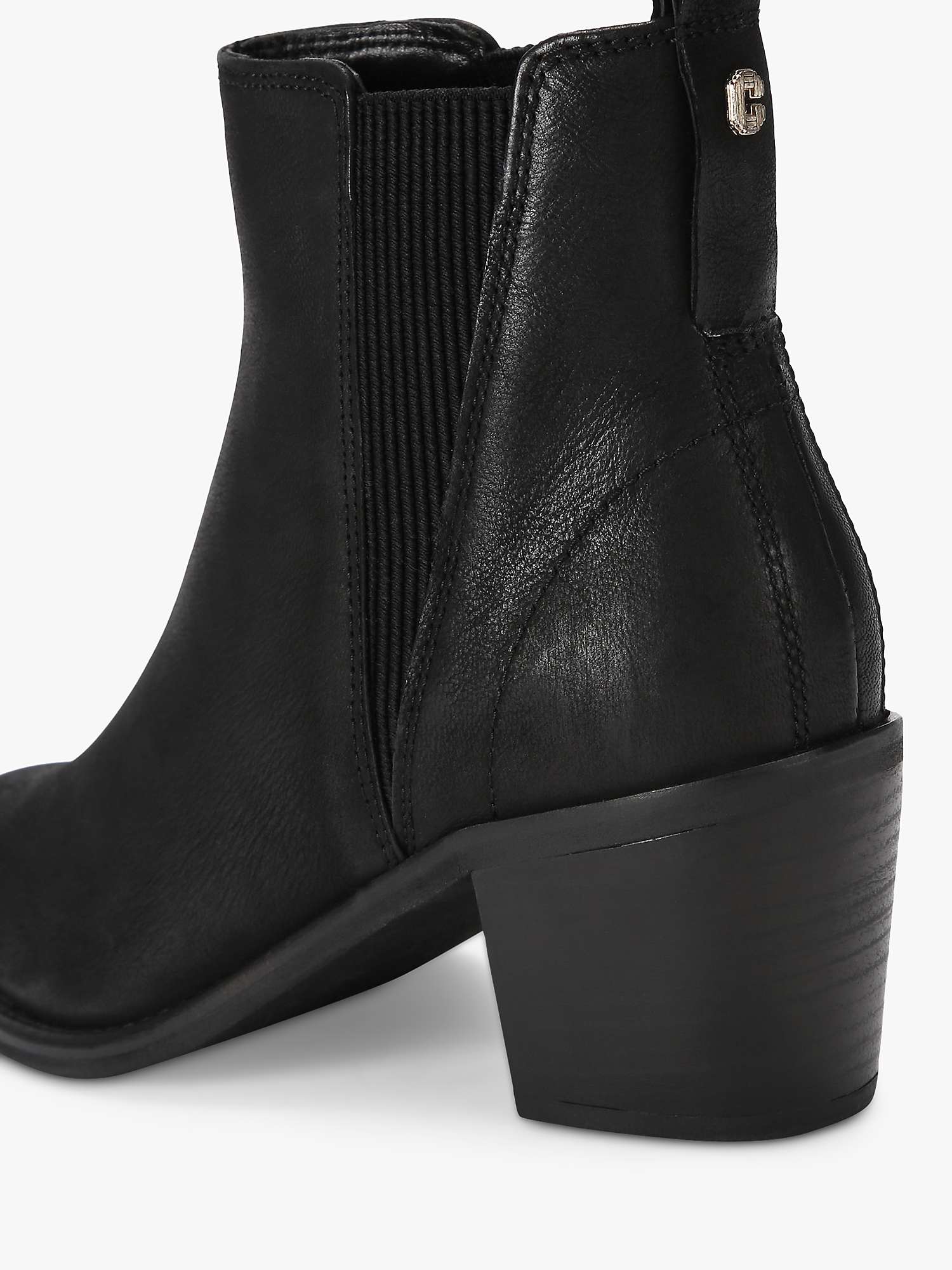 Buy Carvela Secil Nubuck Chelsea Boots, Black Online at johnlewis.com