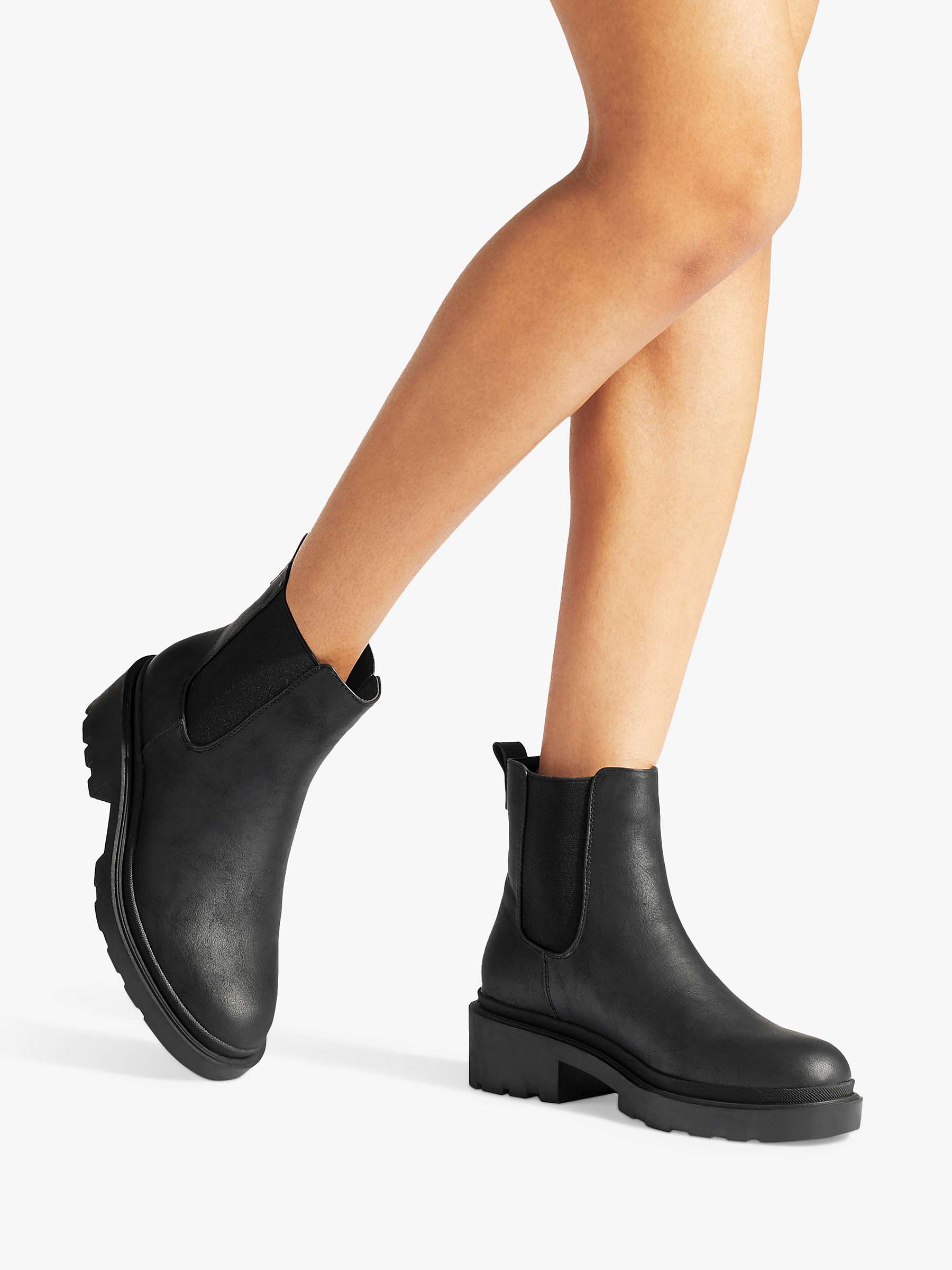 Buy Carvela Boulder Chelsea Boots, Black Online at johnlewis.com
