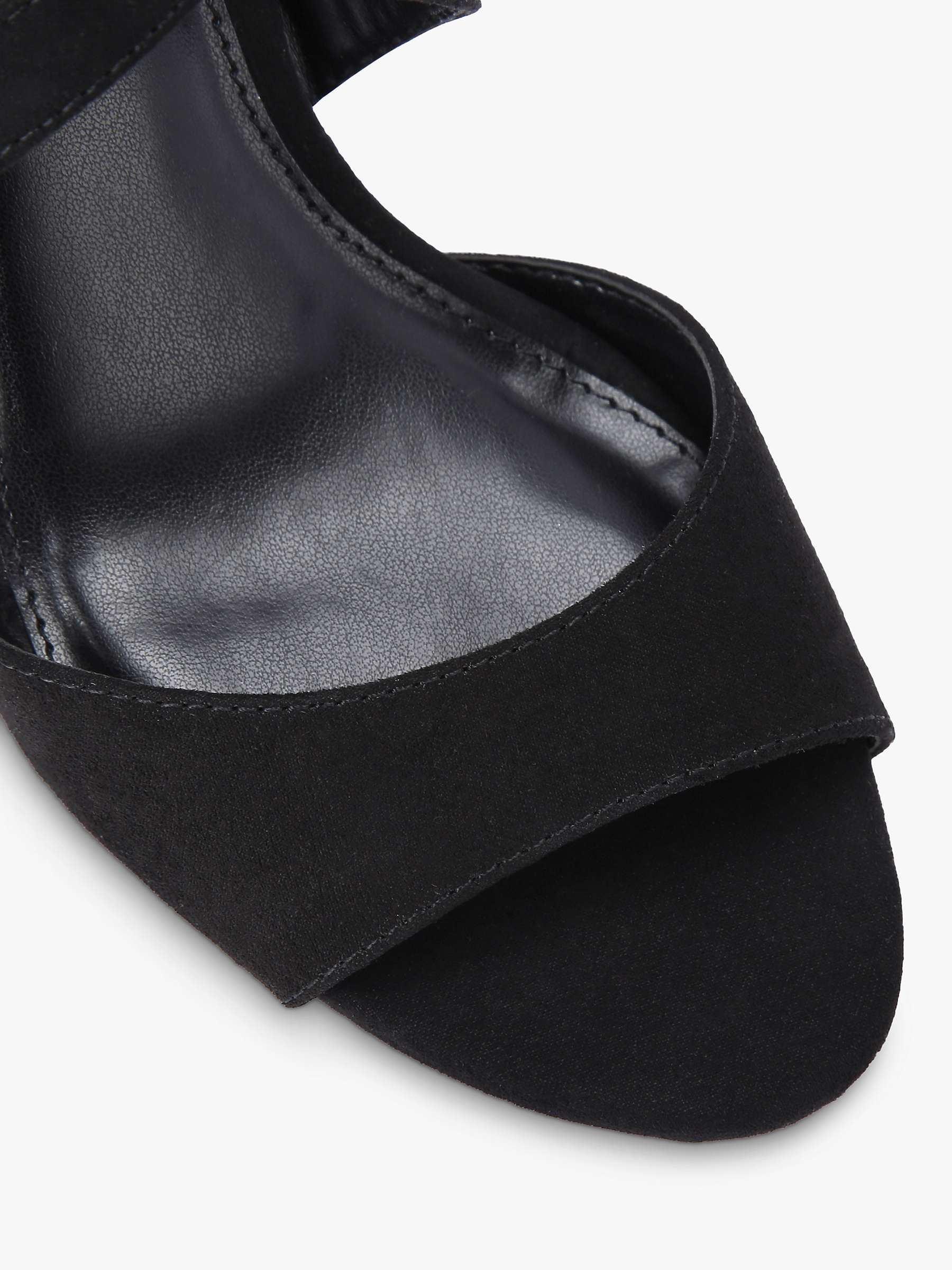 Carvela Kross Strappy Stiletto Heel Sandals, Black at John Lewis & Partners