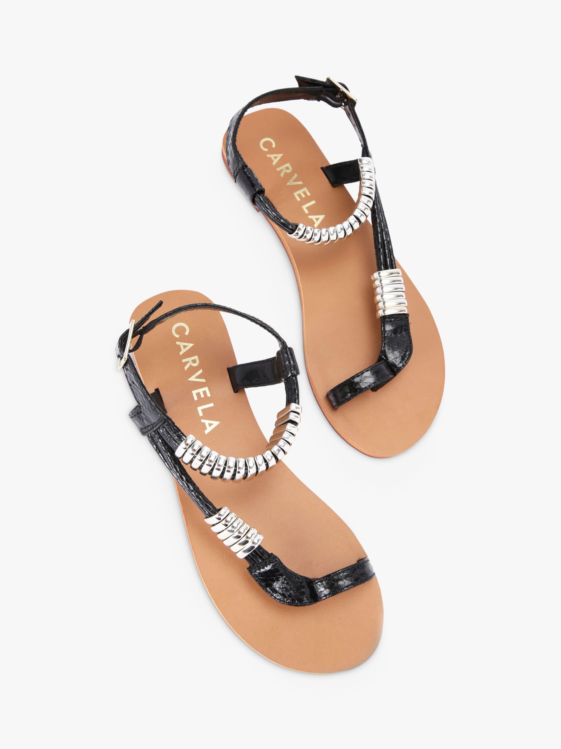 Buy Carvela Klipper Flat Sandals Online at johnlewis.com