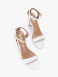 Carvela Kiki Block Heel Sandals, White