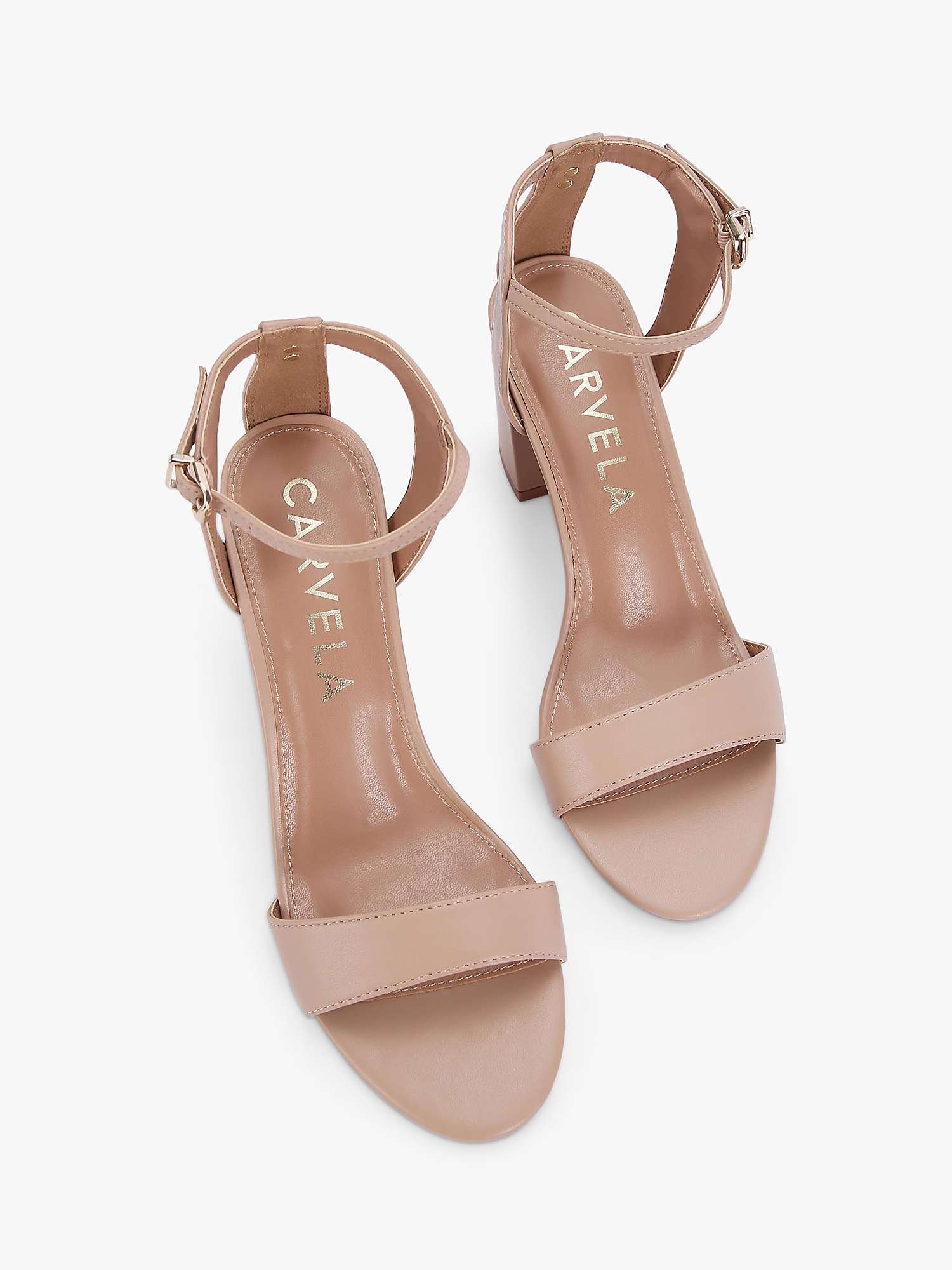Buy Carvela Kiki Heeled Sandals, Pink Blush Online at johnlewis.com