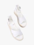 Carvela Catch Cross Strap Espadrille Sandals, White