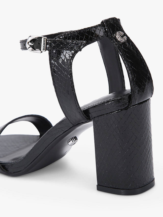 Carvela Kiki Block Heel Sandals, Black