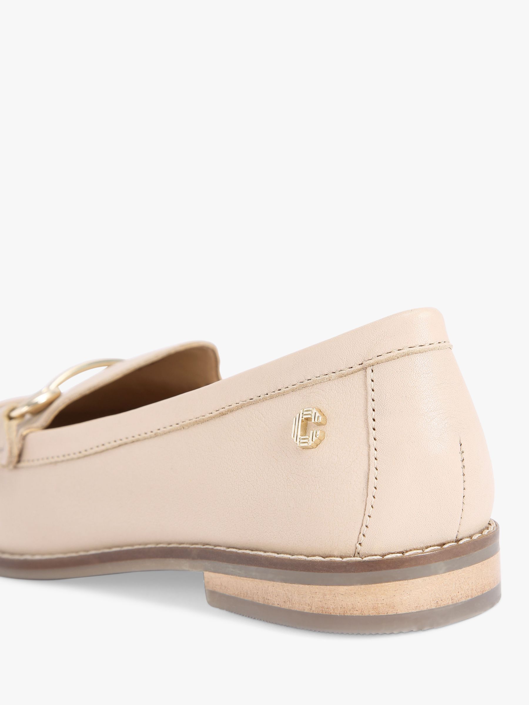 Carvela Snap Leather Loafers, Pink Blush, 7