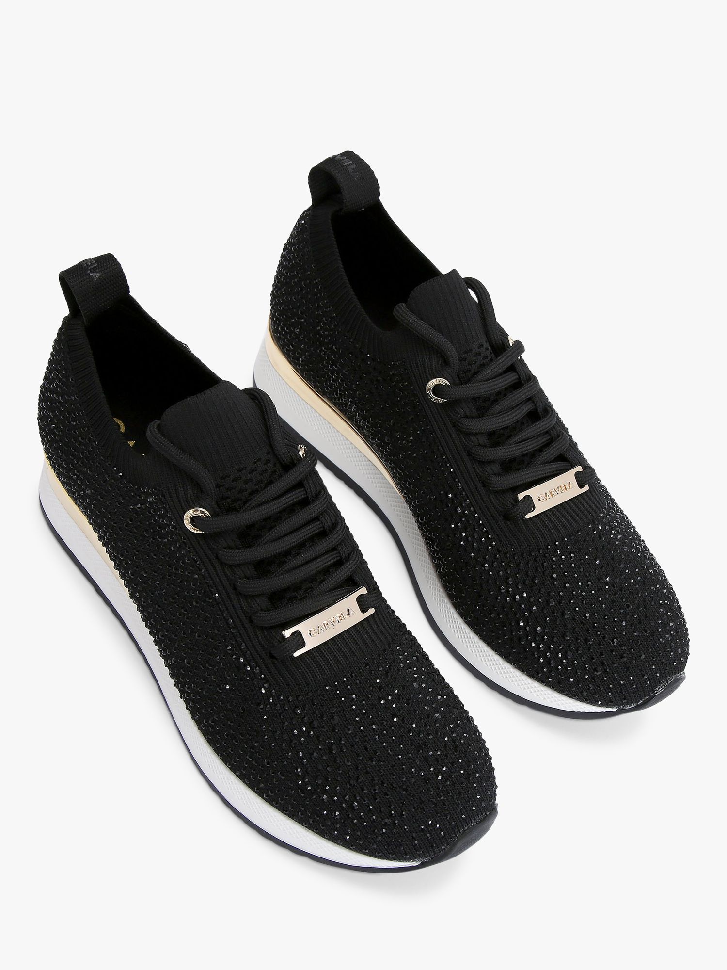 Buy Carvela Janeiro Jewel Lace Up Trainers Online at johnlewis.com