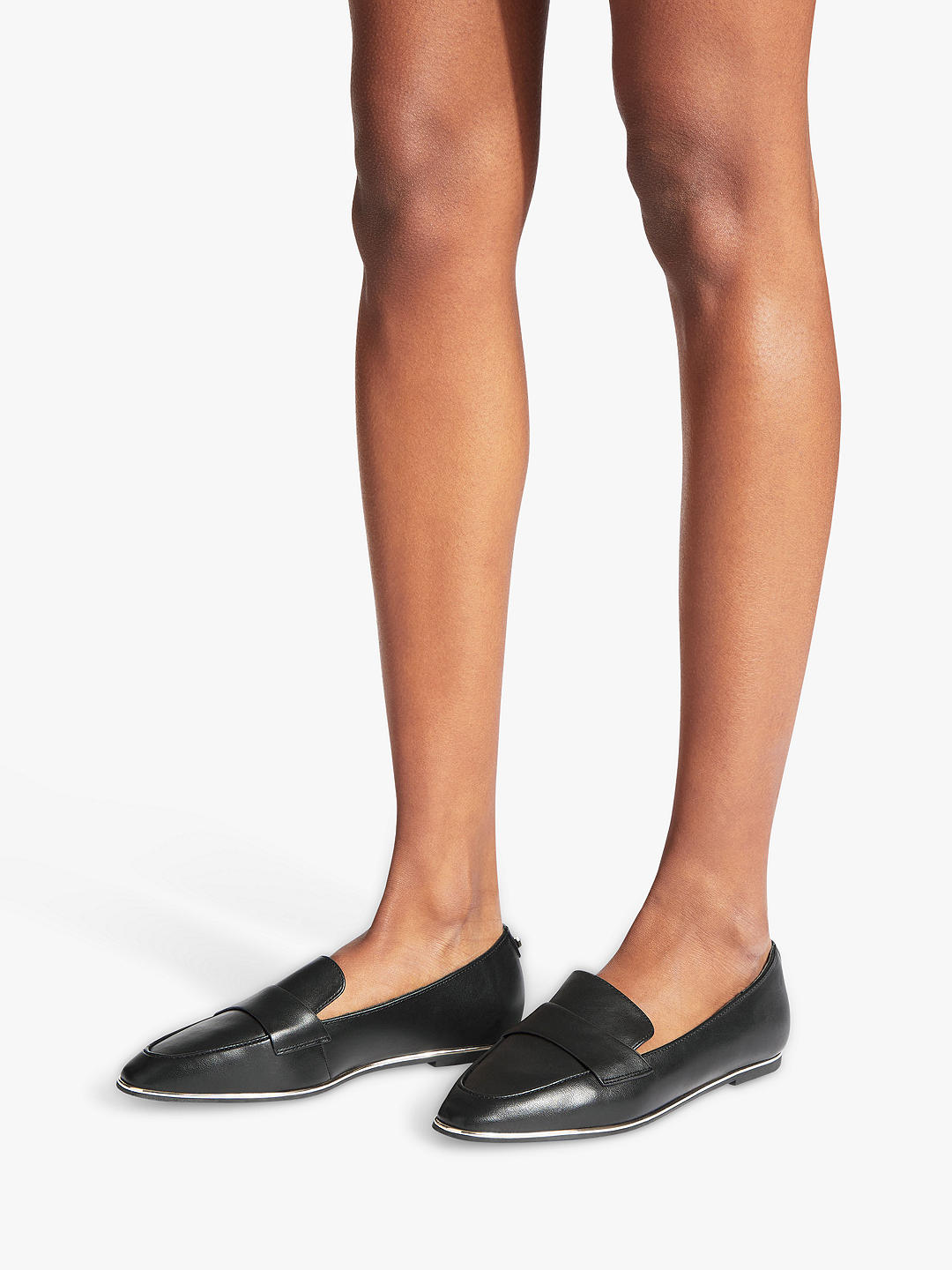 Carvela Lexie Pointed Toe Loafers, Black