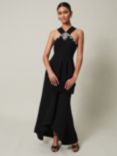 Phase Eight Danica Halterneck Maxi Dress, Black, Black