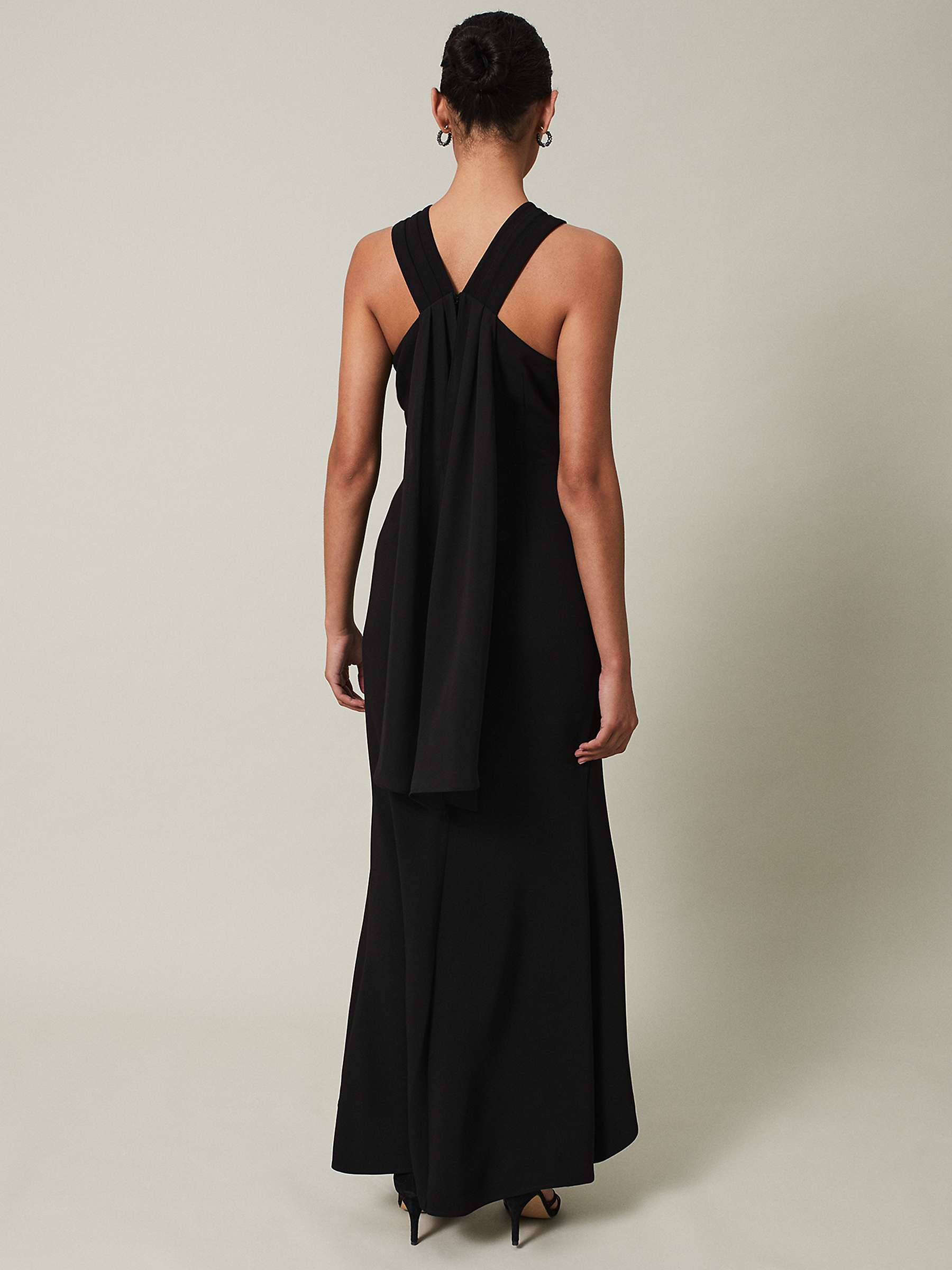 Buy Phase Eight Danica Halterneck Maxi Dress, Black Online at johnlewis.com