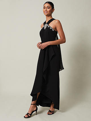 Phase Eight Danica Halterneck Maxi Dress, Black