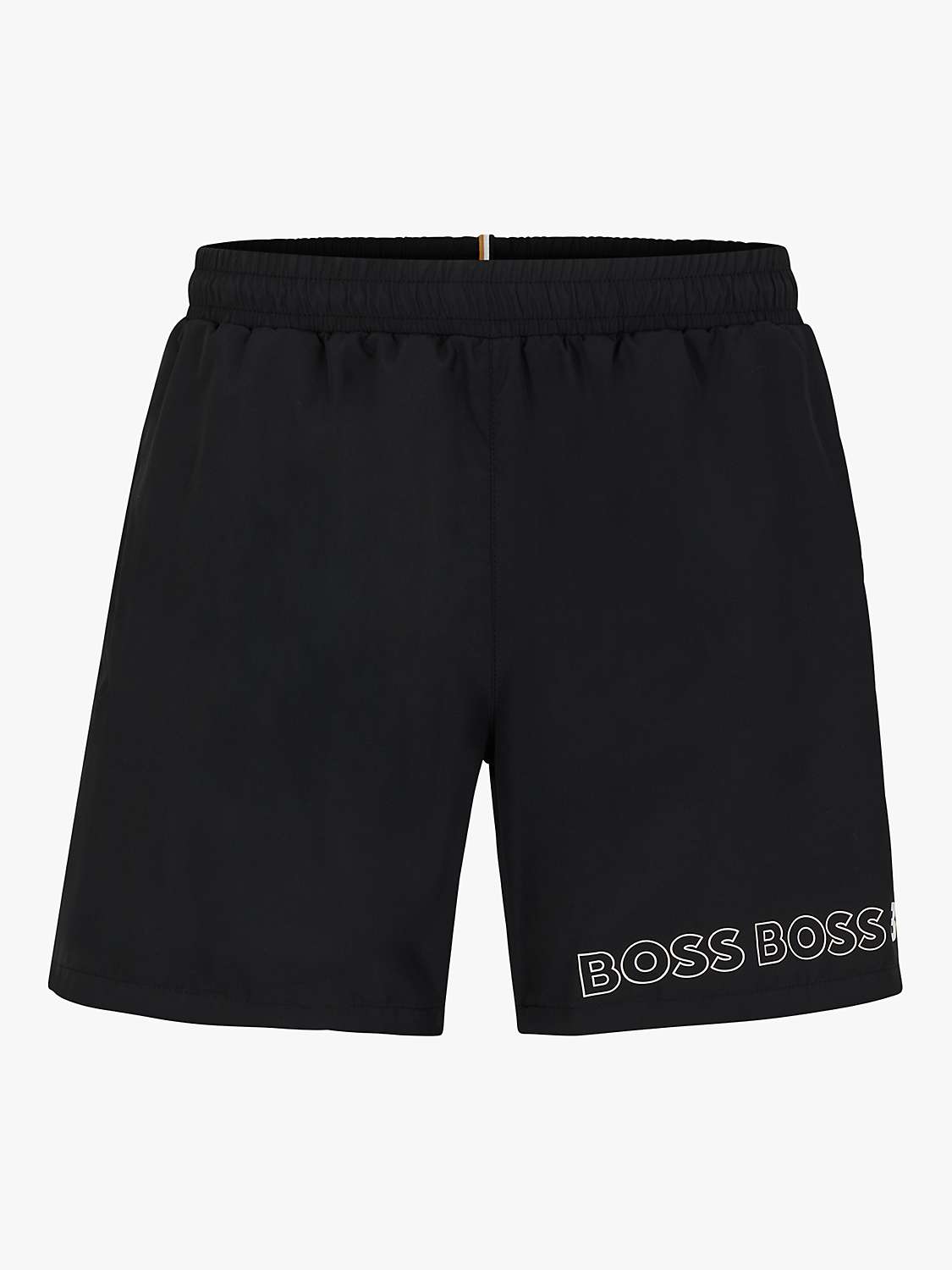 Buy Hugo Boss Dolphin Swim Shorts, Black Online at johnlewis.com