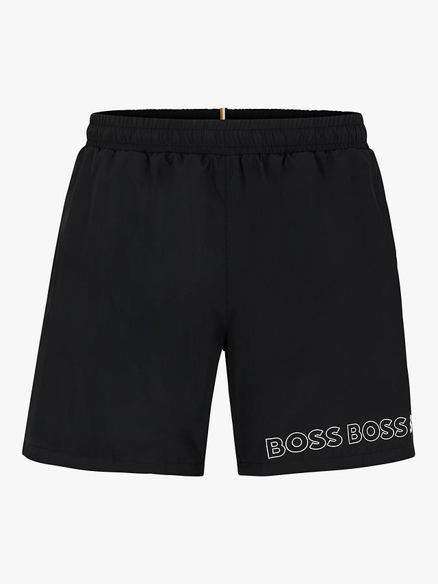 Hugo Boss Dolphin Swim Shorts, Black