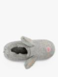 totes Novelty Bunny Slippers, Grey