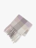 totes Chunky Check Woven Blanket Scarf, Lilac/Multi