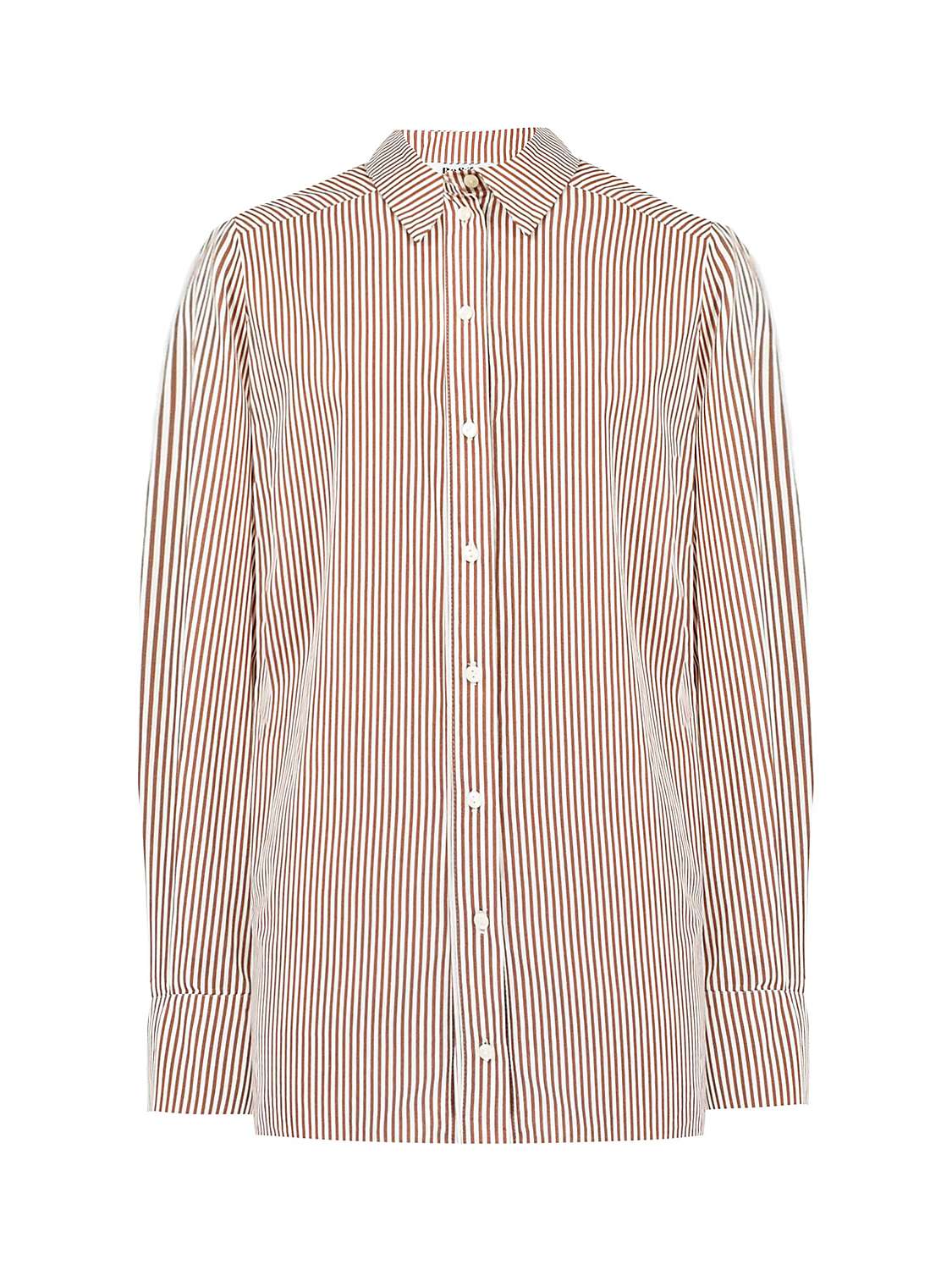 Buy Ro&Zo Petite Pinstripe Cotton Poplin Shirt Online at johnlewis.com
