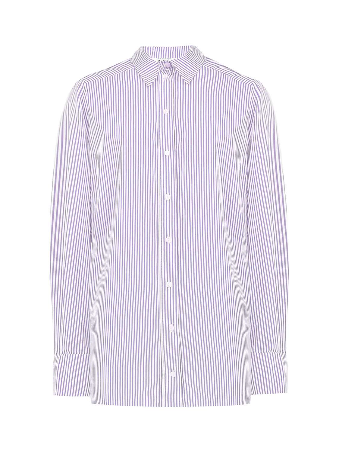 Buy Ro&Zo Petite Pinstripe Cotton Poplin Shirt Online at johnlewis.com