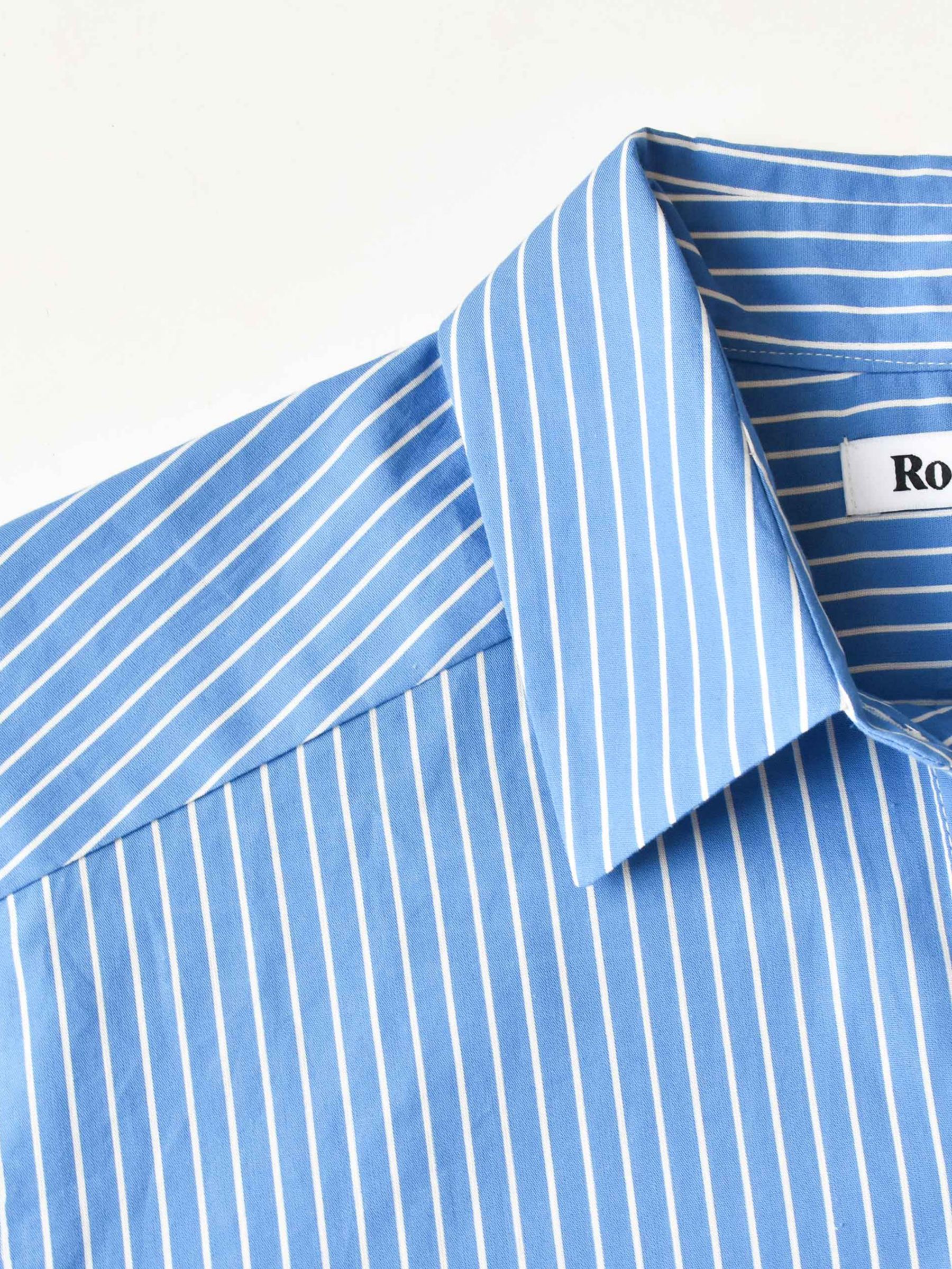 Buy Ro&Zo Petite Pinstripe Cotton Poplin Shirt Online at johnlewis.com