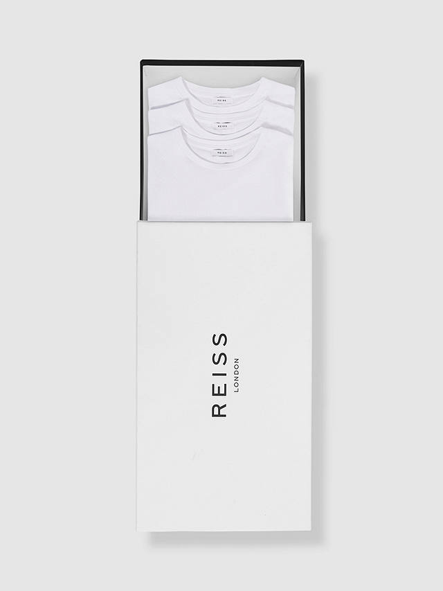 Reiss Bless T-Shirt, Pack of 3, White