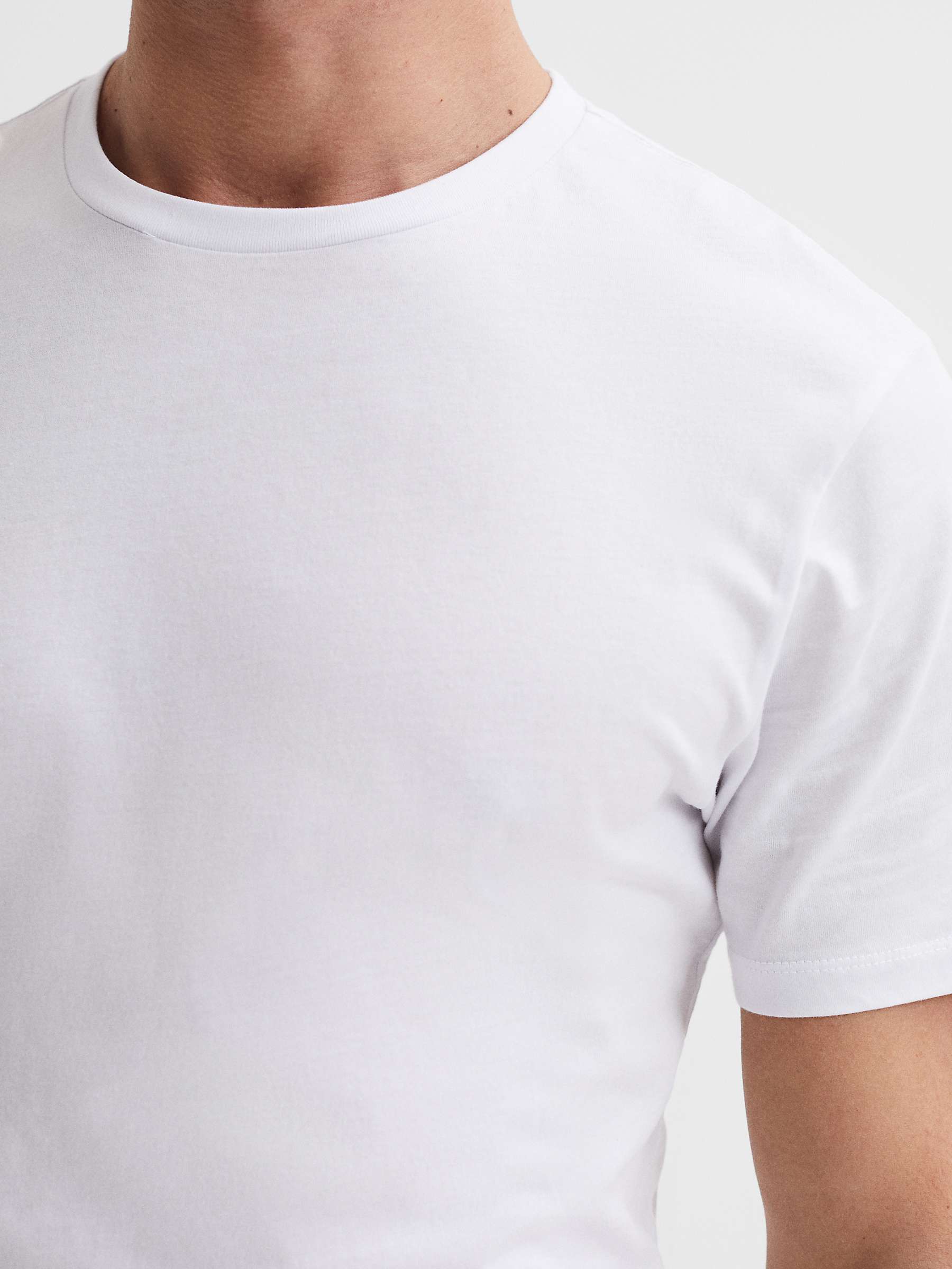 Buy Reiss Bless T-Shirt, Pack of 3, White Online at johnlewis.com