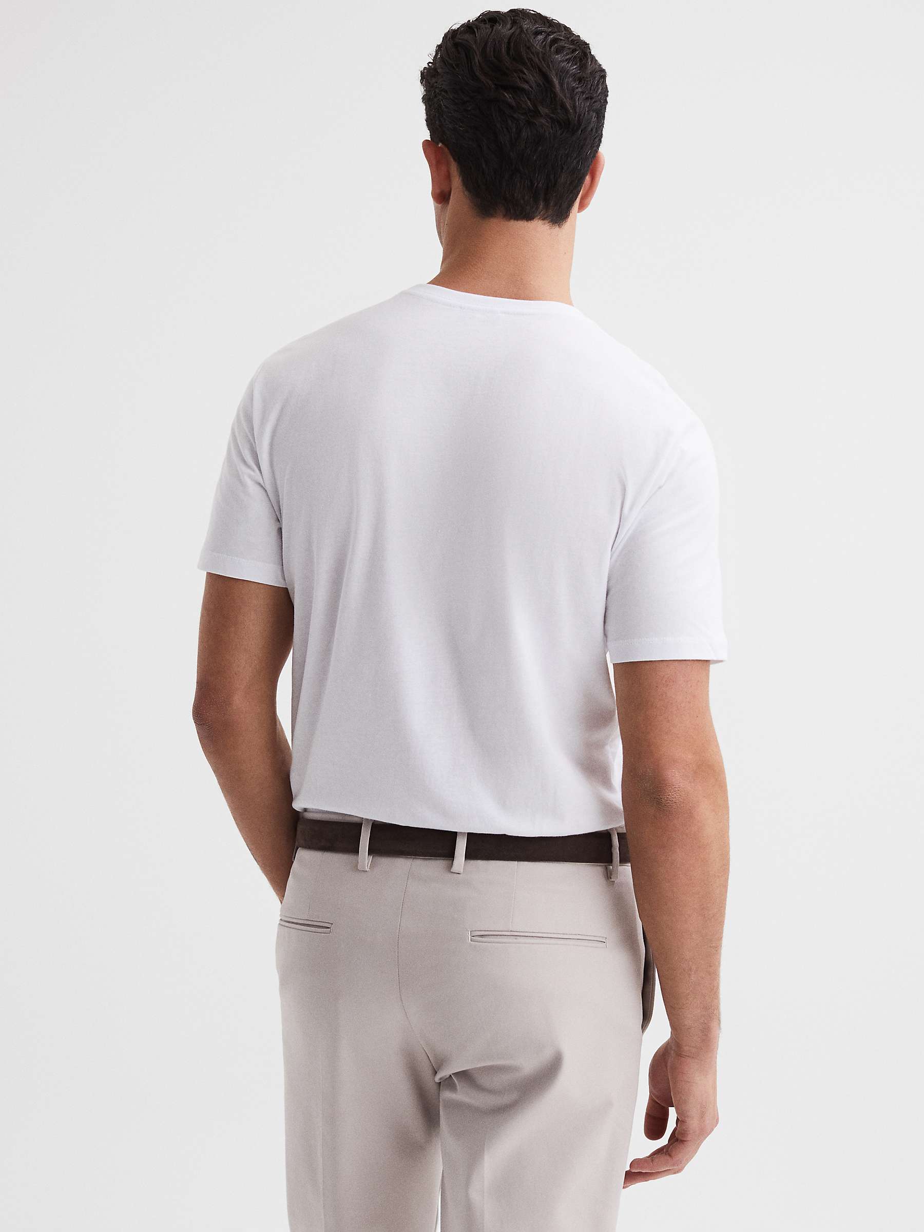 Buy Reiss Bless T-Shirt, Pack of 3, White Online at johnlewis.com