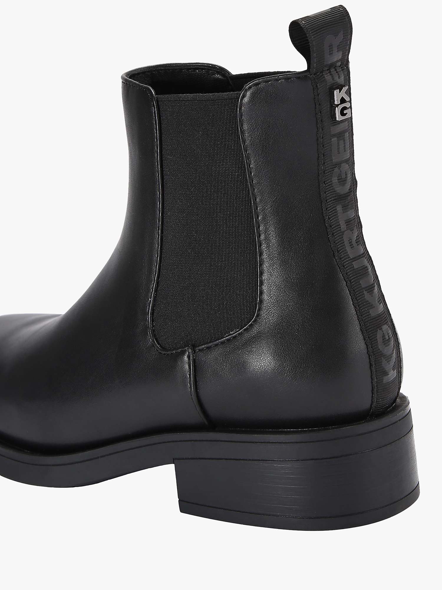 Buy KG Kurt Geiger Tiffany Chelsea Boots, Black Online at johnlewis.com