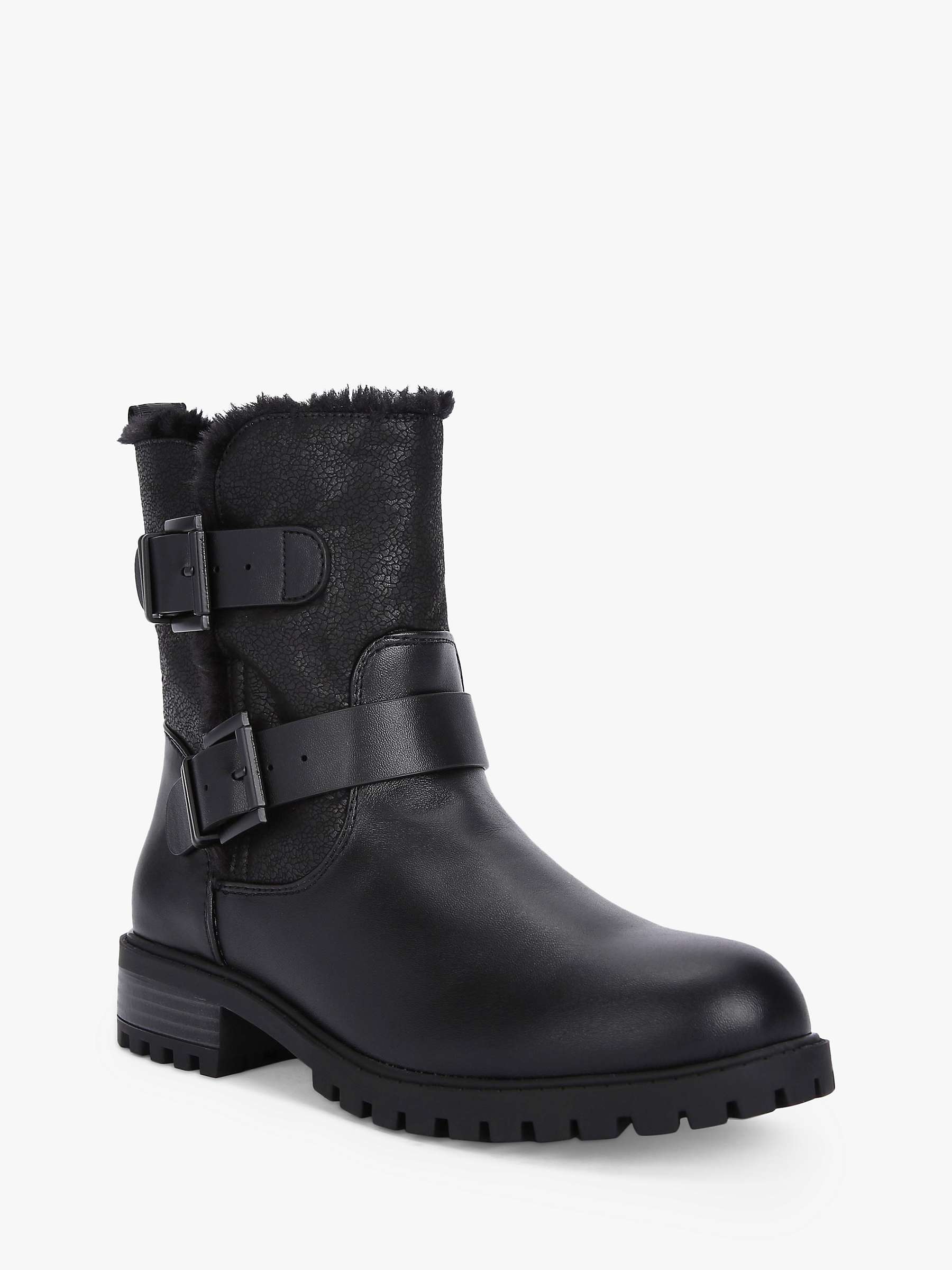 Buy KG Kurt Geiger Snug Ankle Boots, Black Online at johnlewis.com