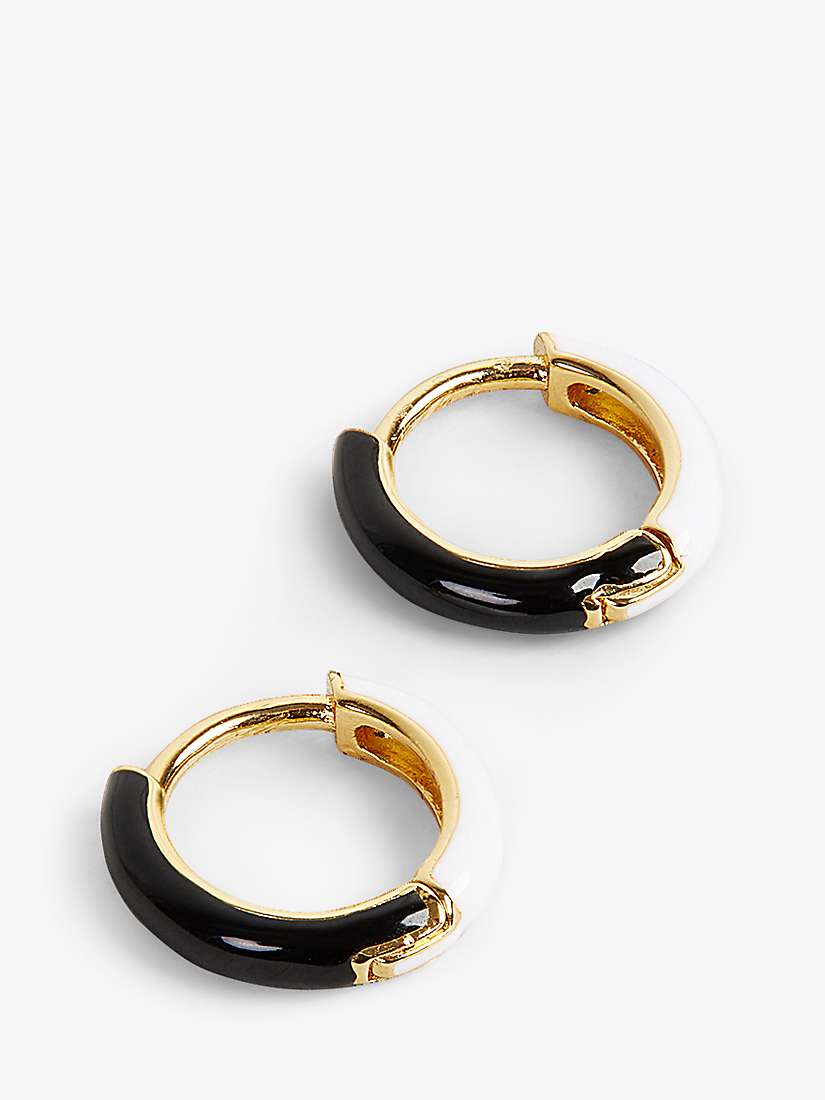 Buy HUSH Effie Enamel Huggie Hoop Earrings Online at johnlewis.com