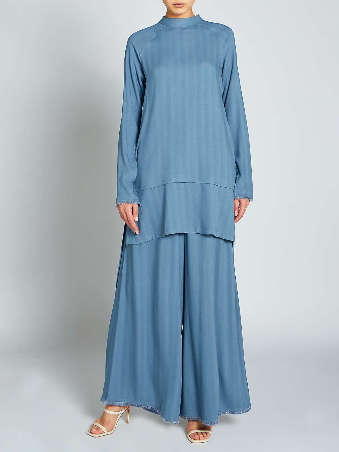 Buy Aab Safir Tunic Dress, Blue Online at johnlewis.com