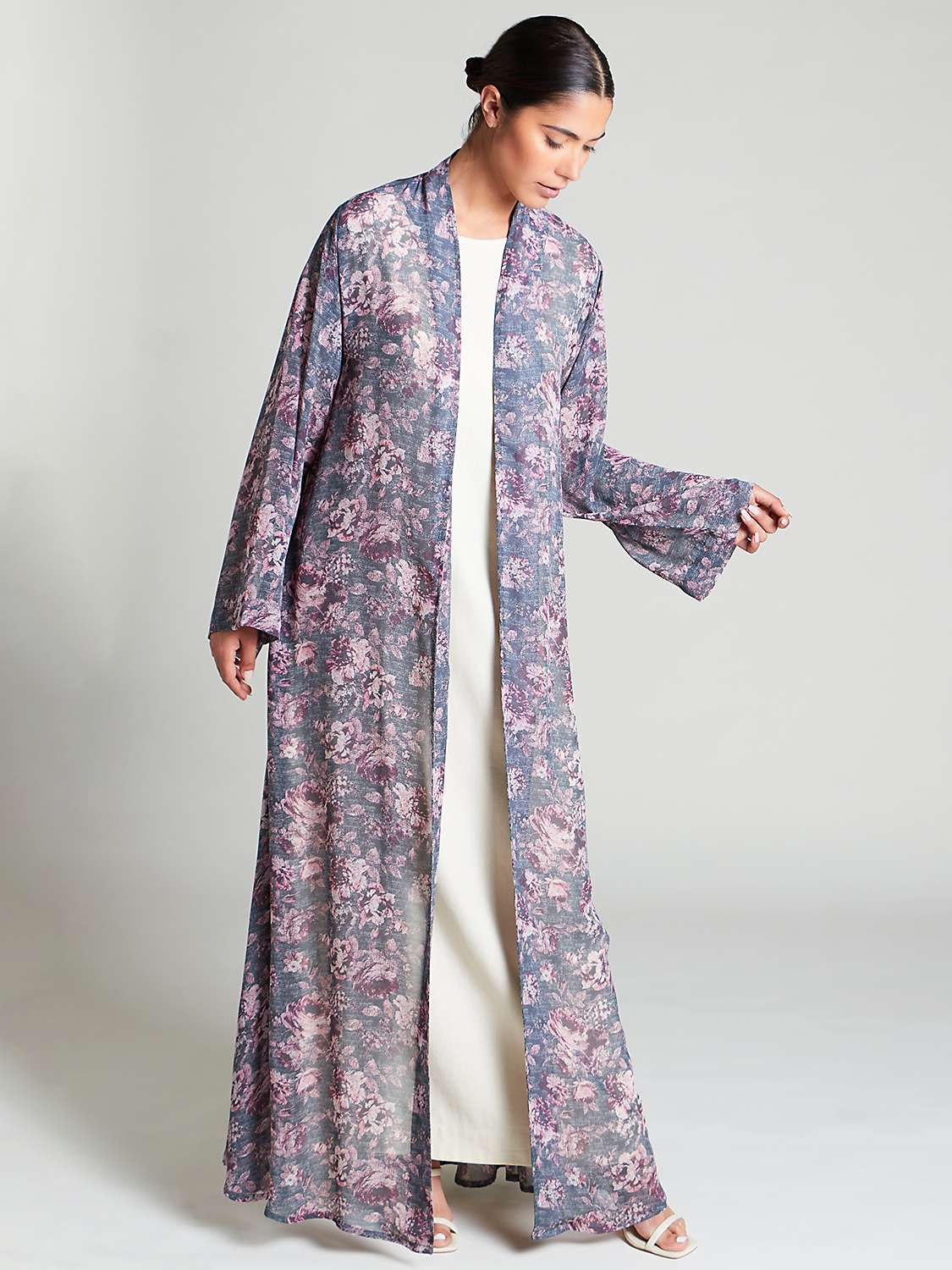 Aab Peony Maxi Kimono at John Lewis & Partners