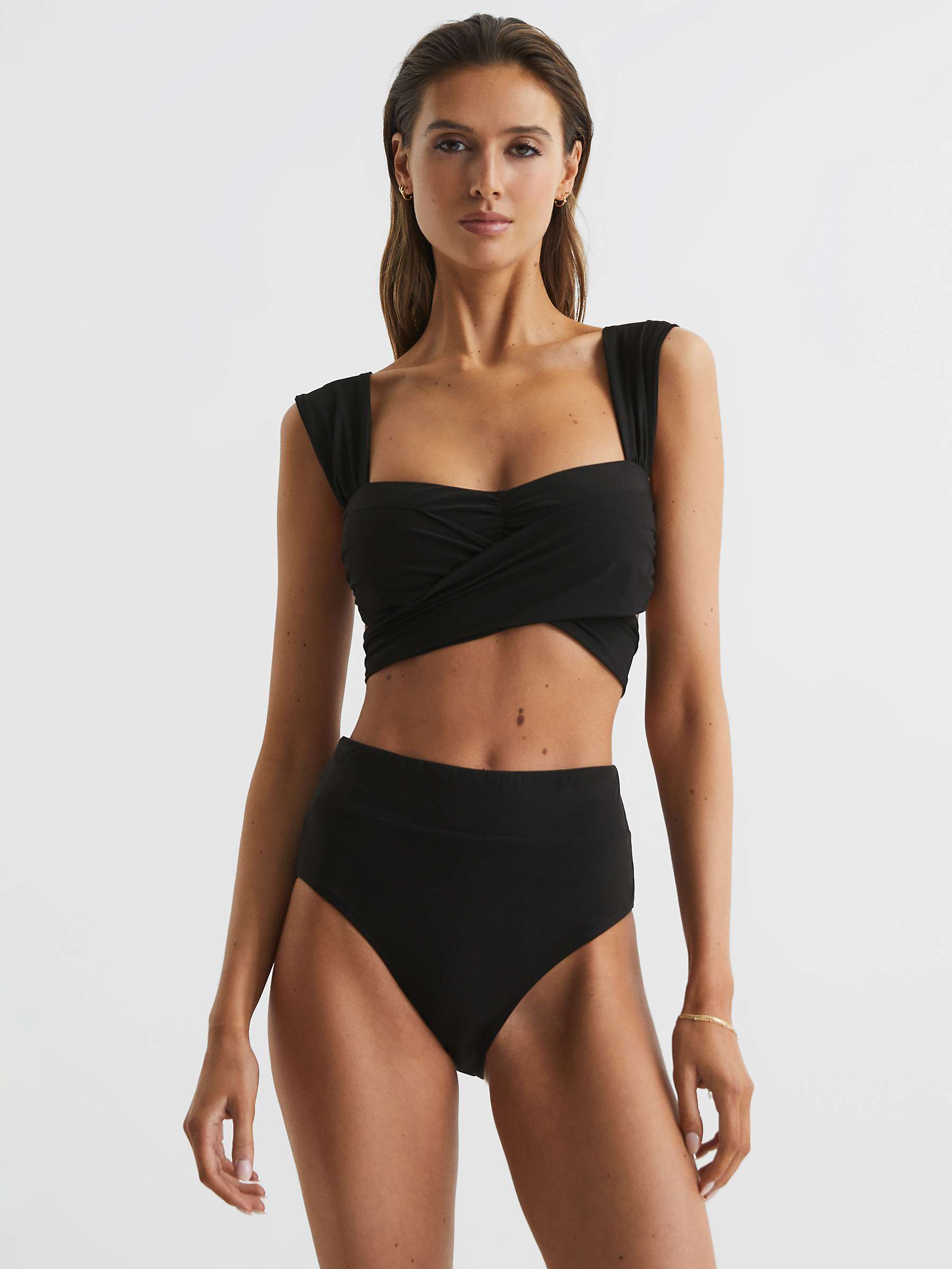 Buy Reiss Cristina Wrap Bikini Top Online at johnlewis.com