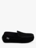 totes Airtex Suedette Moccasin Slippers, Black