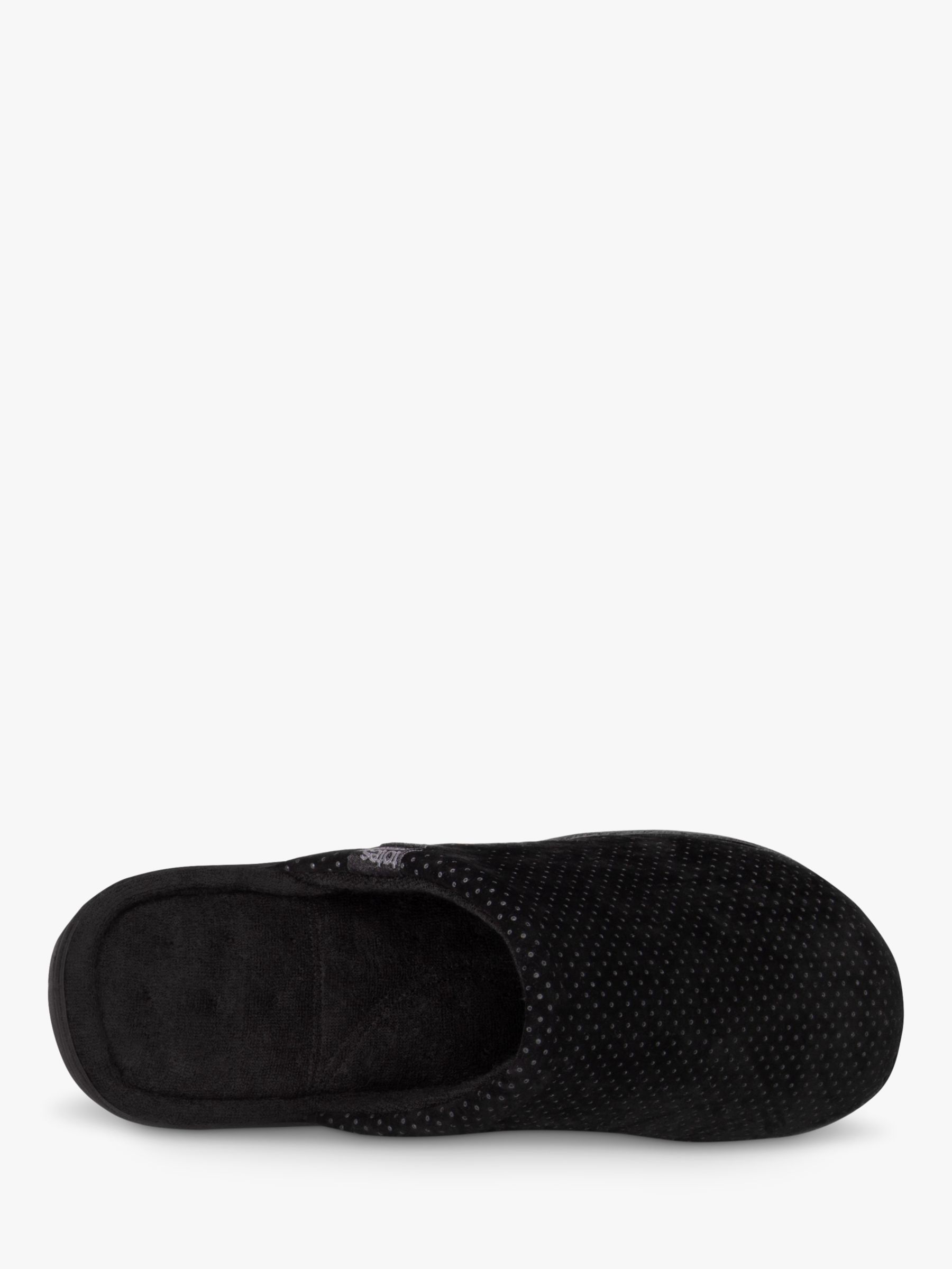 totes Airtex Suedette Mule Slippers, Black, 8