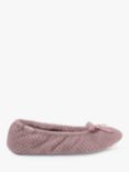 totes Terry Popcorn Ballet Slippers, Dusky Pink