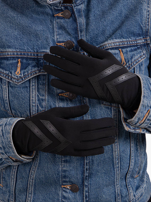 totes Ladies Original Stretch Gloves, Black