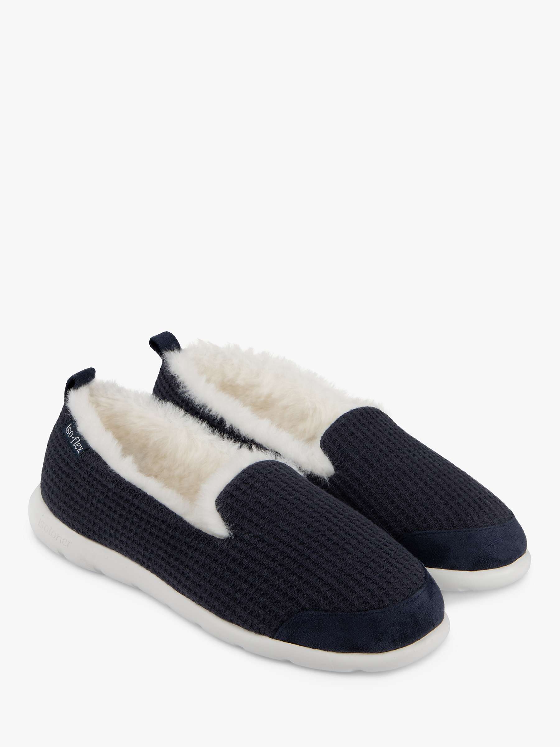 Buy totes Iso-Flex Waffle Full Back Slippers Online at johnlewis.com