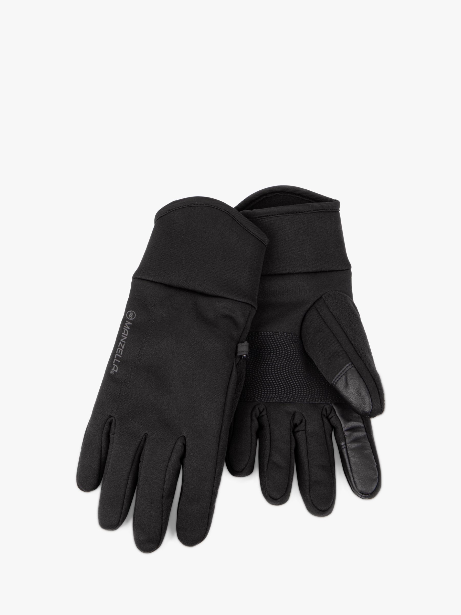 totes Manzella Gloves, Black at John Lewis & Partners