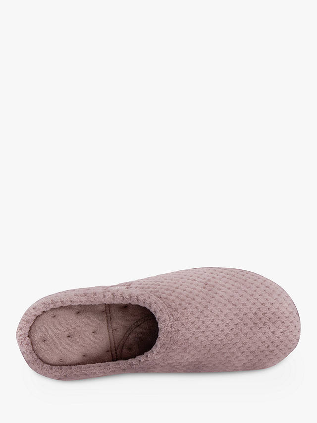 totes Popcorn Terry Mule Slippers, Dusky Pink